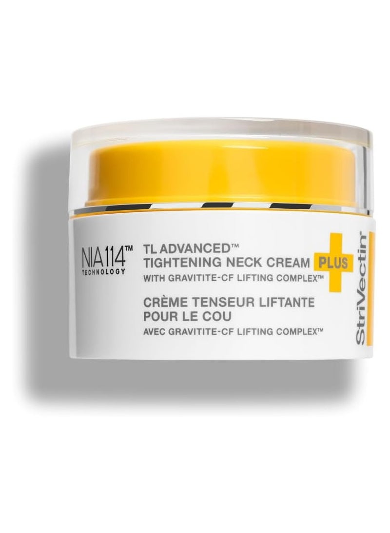 Strivectin TL Advanced™ Tightening Neck Cream PLUS (1.69 Oz, 50ml) |Tightening and Firming Neck & Décolleté Lines, Visibly Reducing Sagging and Crepey Skin for Smooth Healthy Looking Skin - Image 1
