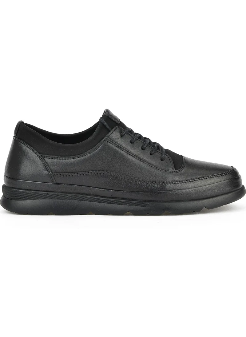 Ziya Men's Leather Shoes 1511002Z655 Black