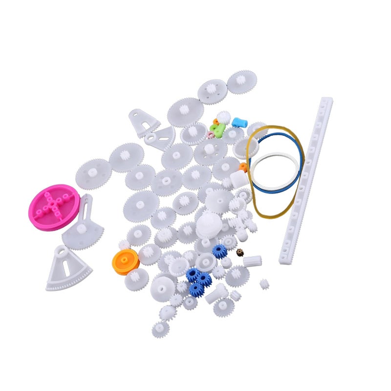 85 Kinds Plastic Gears Pulley Belt Kits For Robot Motor Toy Engineering Model Making - Image 5