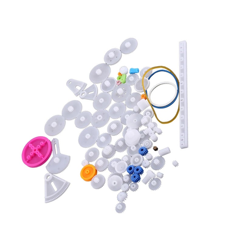85 Kinds Plastic Gears Pulley Belt Kits For Robot Motor Toy Engineering Model Making - Image 4