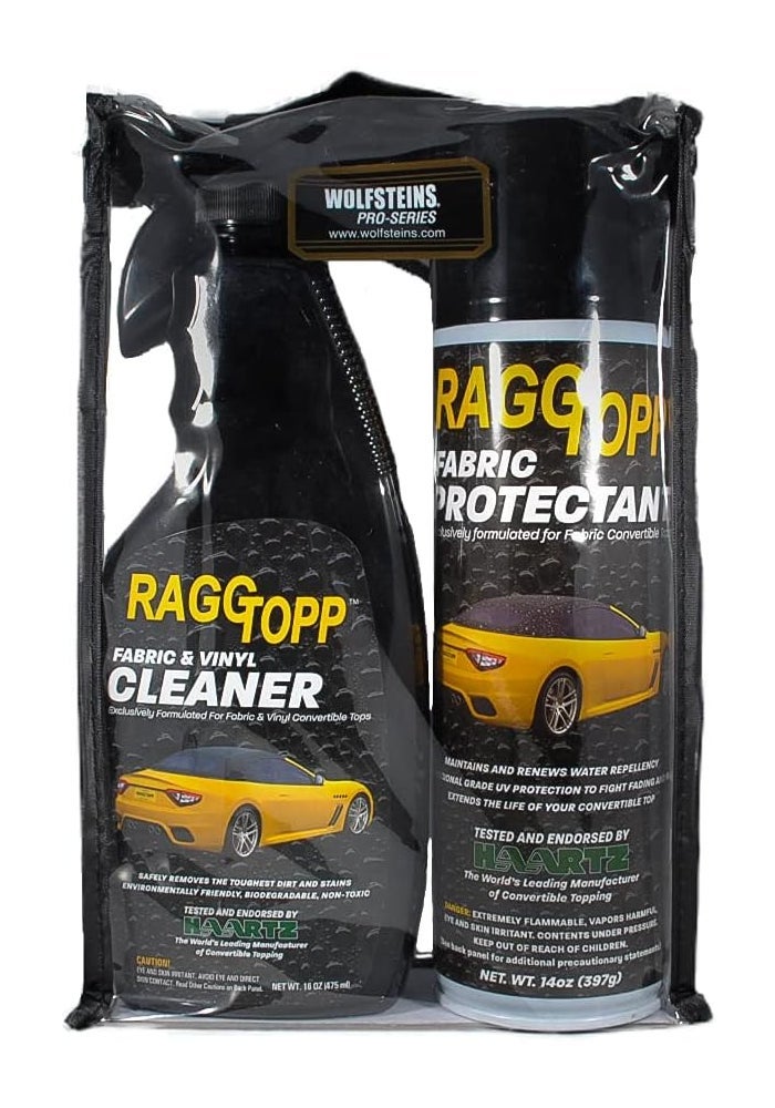 Raggtopp Fabric Cleaner and Protectant Kit for Convertible Tops - Image 1