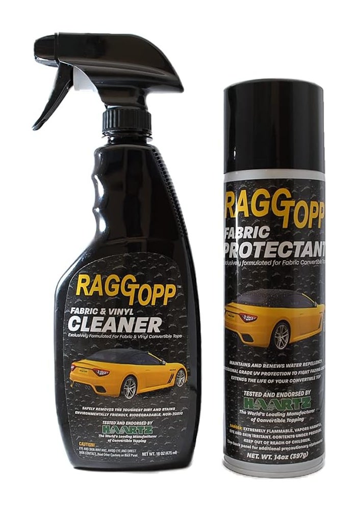 Raggtopp Fabric Cleaner and Protectant Kit for Convertible Tops - Image 2