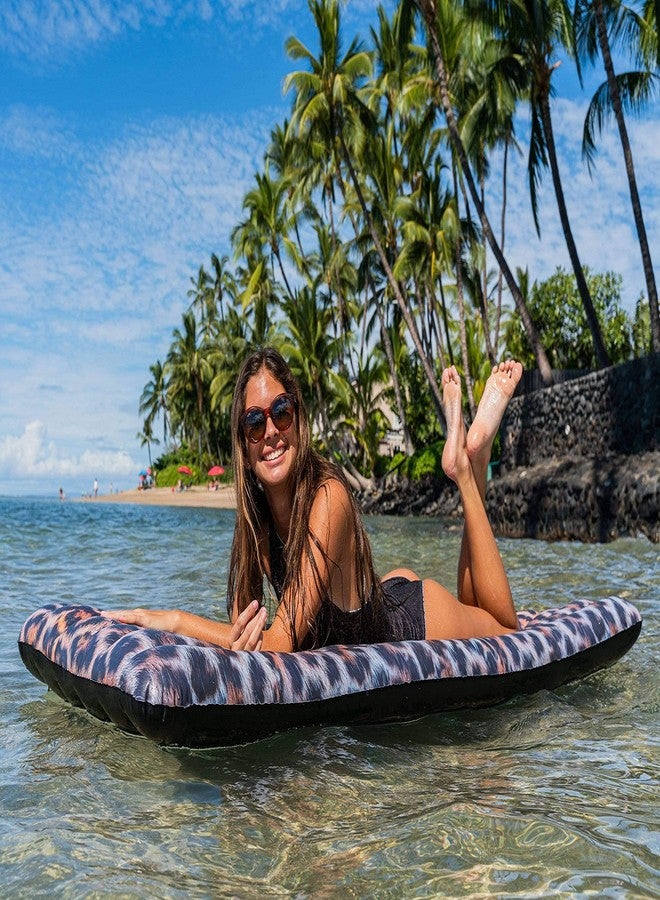 PoolCandy Safari Collection Deluxe Leopard Print Pool Raft 74" - High Resolution Photo RealPrint Technology - Image 5