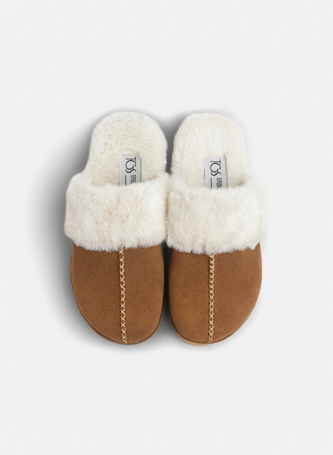 TGS Platform Fur Clogs - Image 2