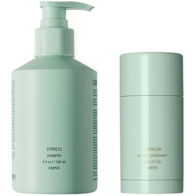 Corpus - Cypress Shampoo + Santalum Plant-Based Deodorant BUNDLE | Vegan, Cruelty-Free, Non-Toxic, Made In The USA