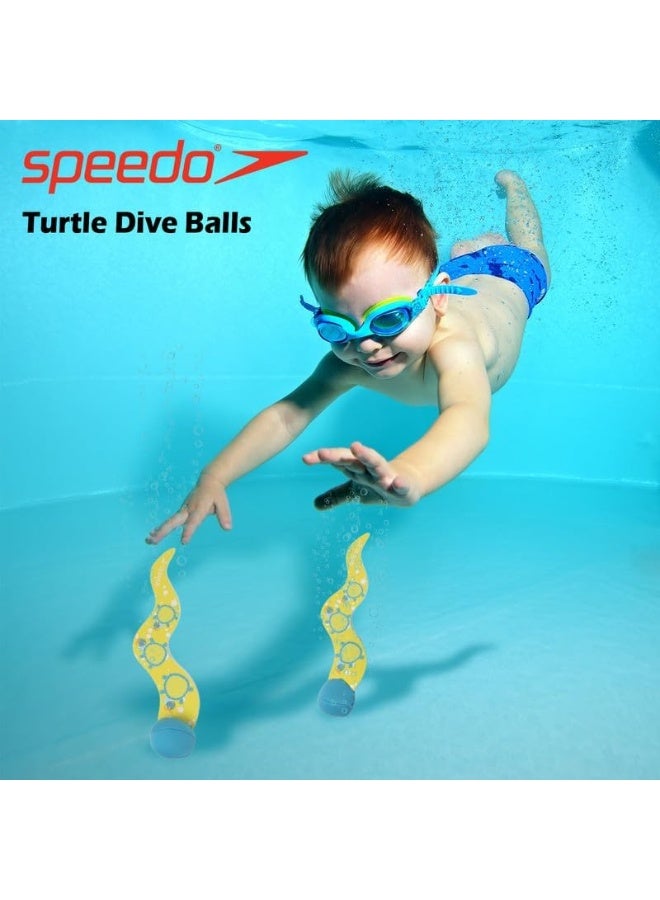 Speedo Speedo Kids Unisex Turtle Dive Balls Pool Toy | Premium Swimwear & Swimming Accessory by Speedo for Training, Fitness and Recreational Use - Premium Training Equipment for Performance, Durability and Everyday Use - Image 5