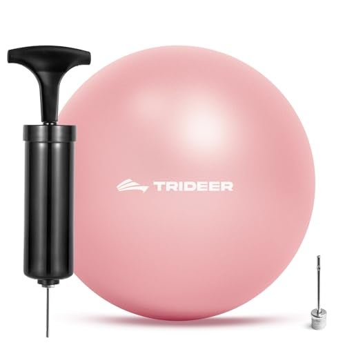 Trideer Pilates Ball 78 in with Pump Small Exercise Therapy Ball for Yoga Barre Core Strength AB Workouts Physical Therapy - Image 1