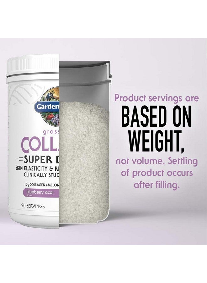 Garden of Life Garden of Life Grass Fed Collagen Super Beauty Powder - Blueberry Acai, 20 Servings, Collagen Powder for Women Skin Hair Nails Joints, Collagen Peptides Powder, Collagen Protein, Collagen Supplements  - Image 4