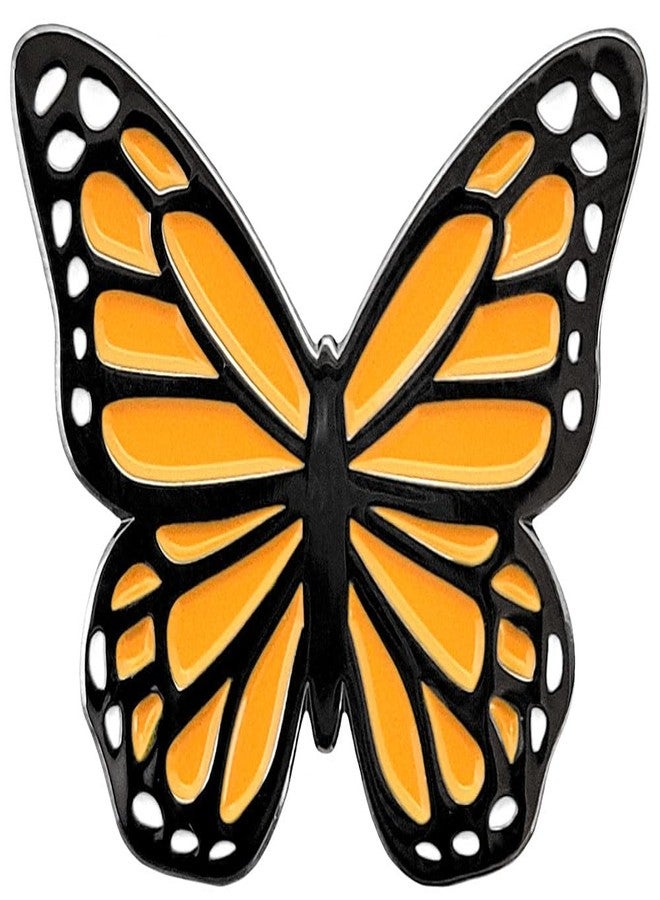 Pinsanity Monarch Butterfly Golf Ball Marker with Hat Clip – Novelty Golfing Accessory & Gift for Golfers - Image 1
