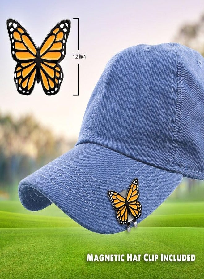 Pinsanity Monarch Butterfly Golf Ball Marker with Hat Clip – Novelty Golfing Accessory & Gift for Golfers - Image 3