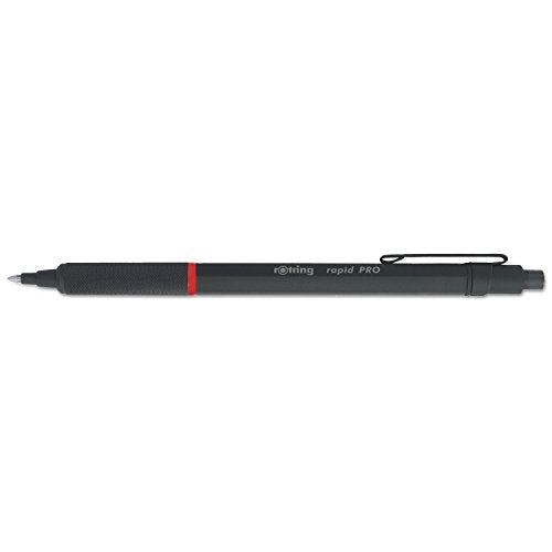 rOtring Rapid Pro Medium Point Ballpoint Pen Black Body 1904292 - Image 1