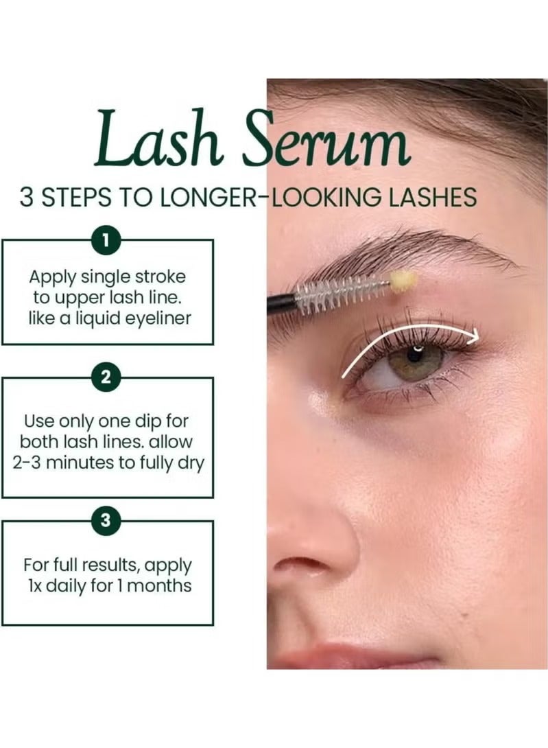 ViveLab Biotin Lash Serum - Eyelash & Eyebrow Growth Serum. Eyelash & Eyebrow for Thick Lashes and Brows Korean Dermatologist-Conceived 0.35oz - Image 4