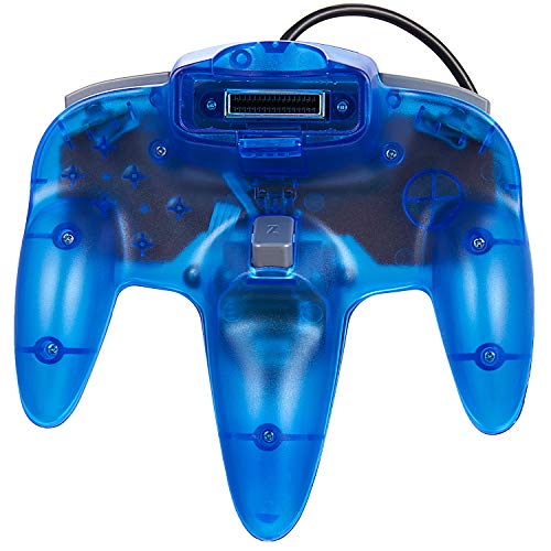 miadore 2 Pack Classic N64 Controllers (Jungle Green/Blue) Bundle with 2 Pack 6FT N64 Controller Extension Cable - Image 5