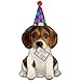 Betallic XL 41 Happy Birthday Puppy Shaped Mylar Foil Balloon - Image 2