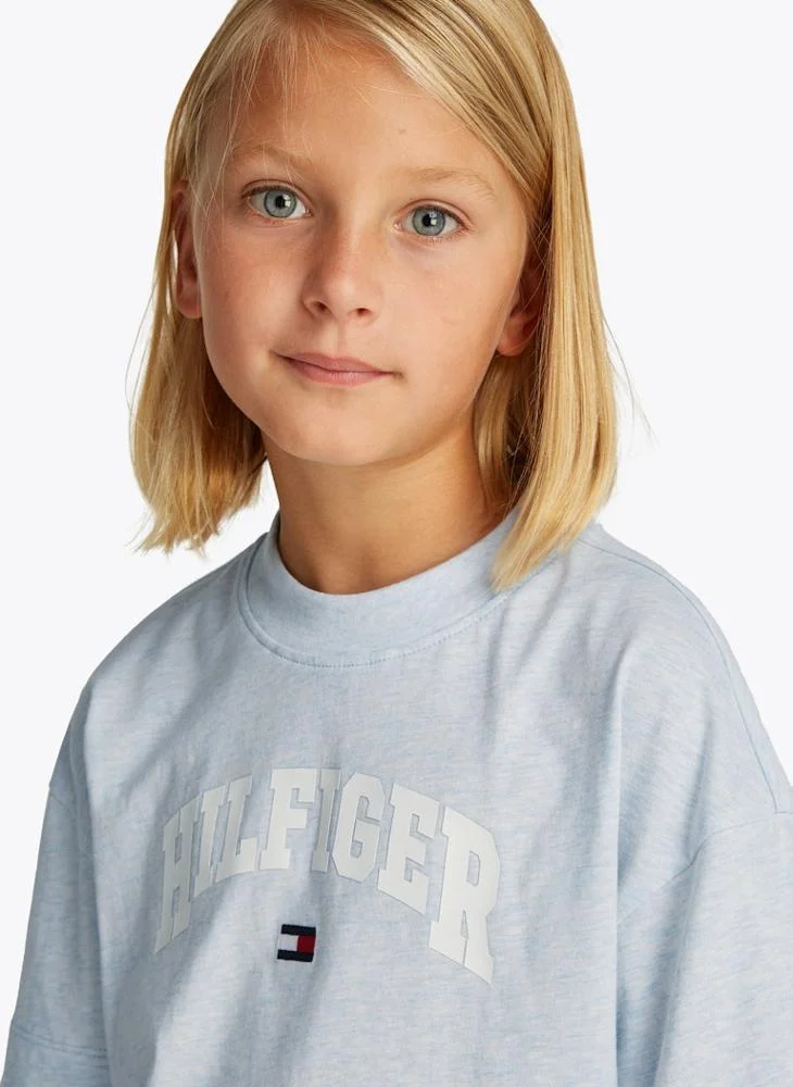 TOMMY HILFIGER Kids Melange Varsity Archive T-Shirt