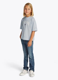 TOMMY HILFIGER Kids Melange Varsity Archive T-Shirt  - Image 1