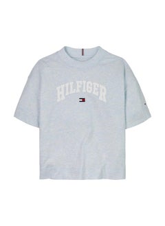 TOMMY HILFIGER Kids Melange Varsity Archive T-Shirt  - Image 4