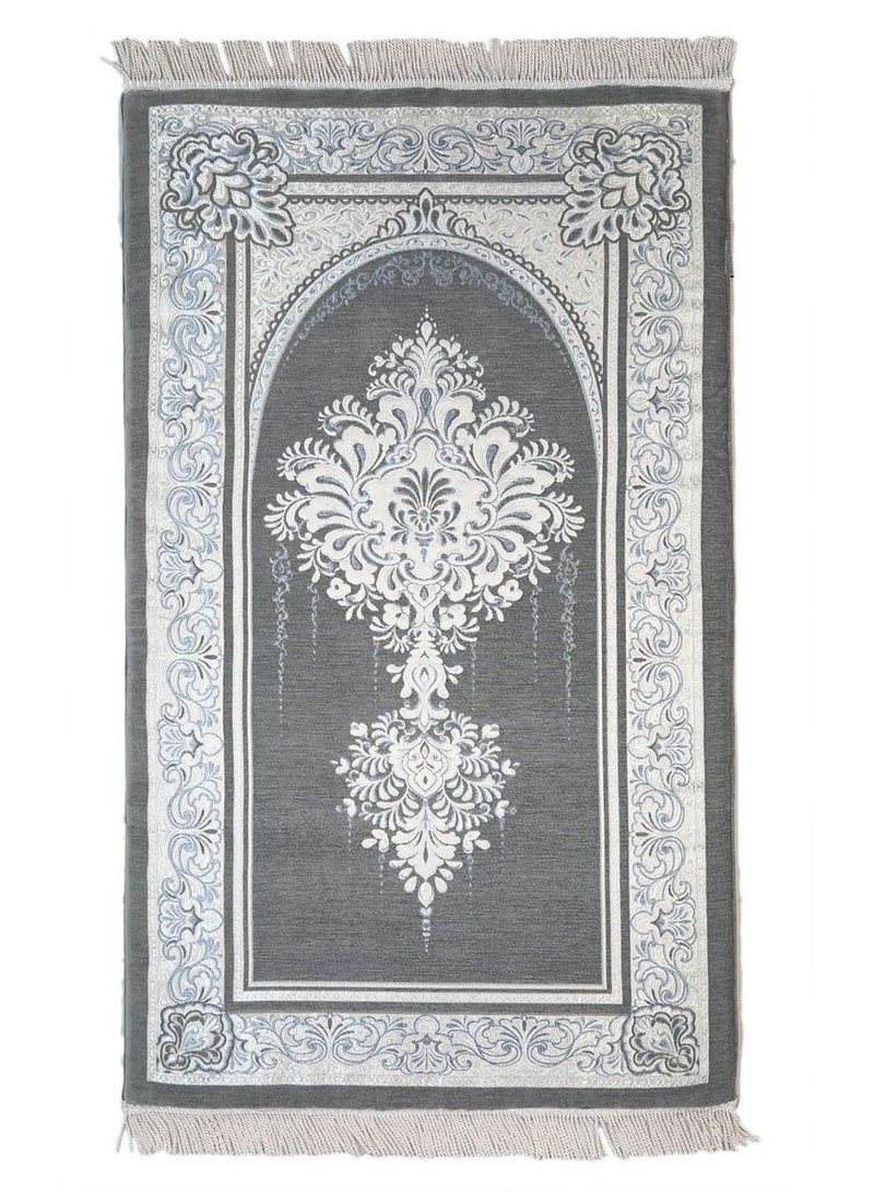 Museum Large Size Memory Foam Prayer Mat. Comfortable Prayer Rug. Elegant Essential Design Sajadah with Foam-Golden 1 - Image 1
