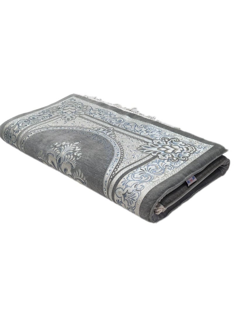 Museum Large Size Memory Foam Prayer Mat. Comfortable Prayer Rug. Elegant Essential Design Sajadah with Foam-Golden 1 - Image 2