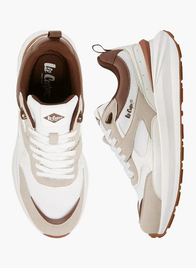 Men's Colourblock Lace-Up Sneakers