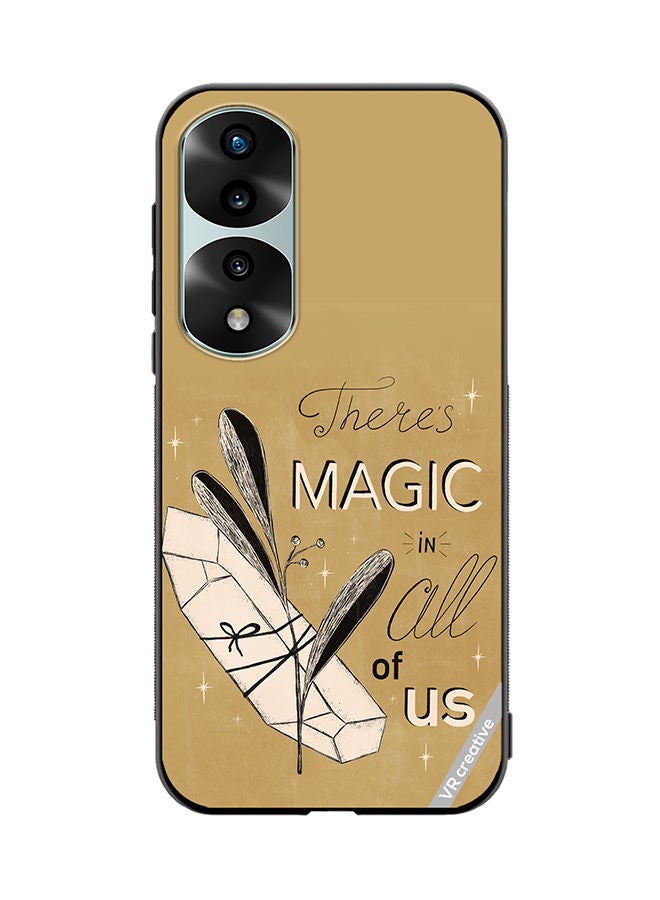 VR CREATIVE غطاء حماية لجهاز Honor 70 Pro Plus بتصميم سحري فينا جميعًا متعدد الألوان - Image 1