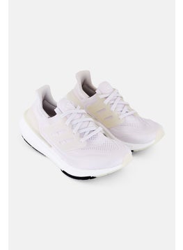 Adidas Women Ultraboost Light Lace Up Running Shoes, White  - Image 1