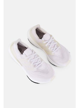 Adidas Women Ultraboost Light Lace Up Running Shoes, White  - Image 4