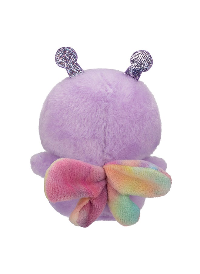 RUSS - Li'l Peepers Plush Animal 10cm Wave 1 RBLP - 4" Purple Butterfly - Image 1