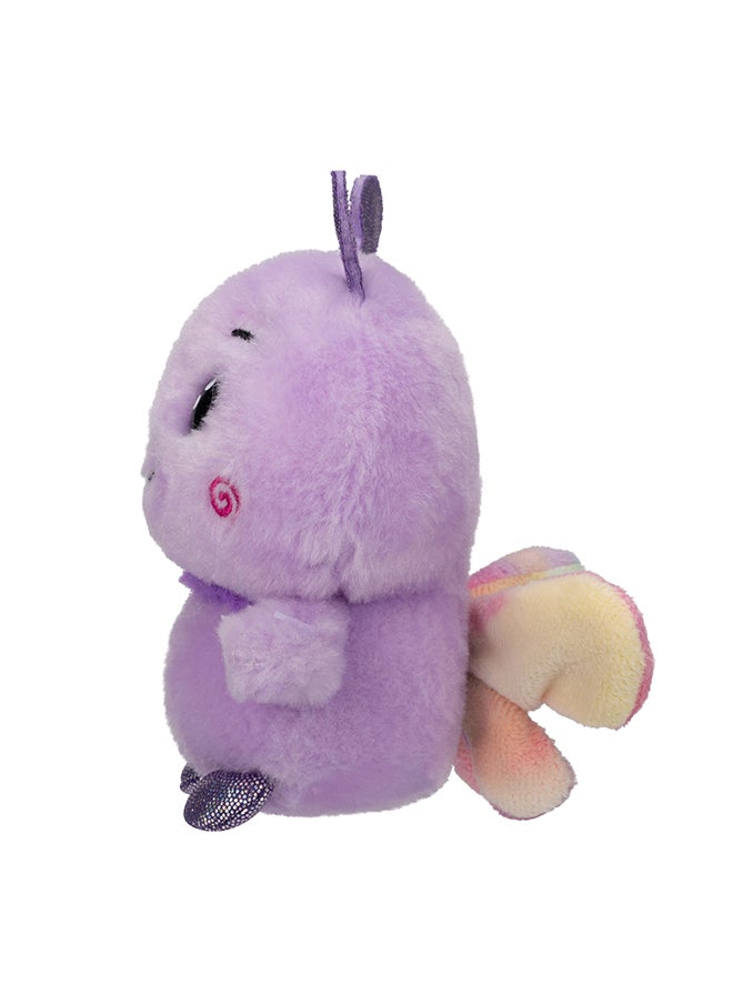 RUSS - Li'l Peepers Plush Animal 10cm Wave 1 RBLP - 4" Purple Butterfly - Image 1