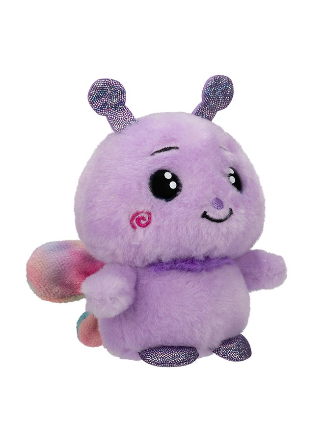 RUSS - Li'l Peepers Plush Animal 10cm Wave 1 RBLP - 4" Purple Butterfly - Image 1