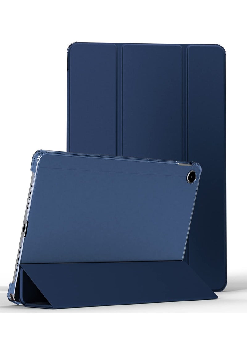 ELTRAZONE Slim Stand Case for iPad Air 13-Inch M2 (2024) – Navy Blue, Smart Shell with Touch ID Support, Auto Wake/Sleep, and Translucent Back - Image 5
