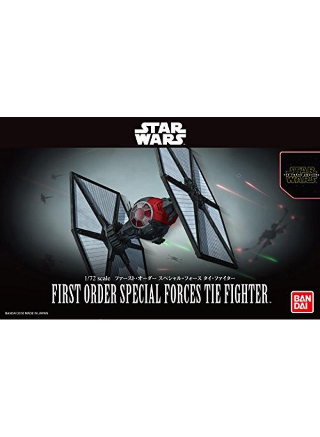 BANDAI SPIRITS Hobby BAN203219 Star Wars First Order Special Forces Tie Fighter, 1/72 Scale - Image 5