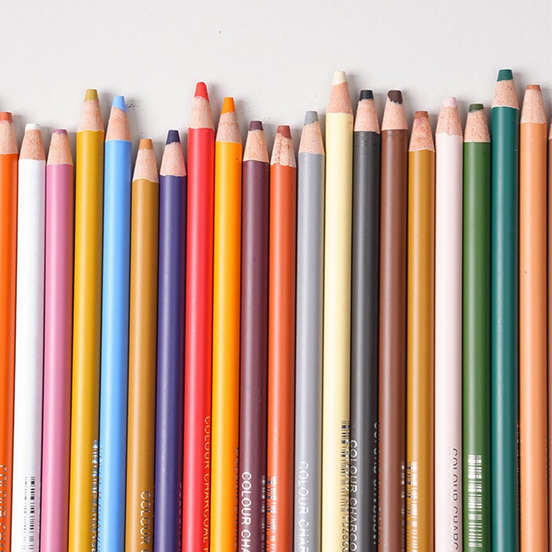 24 Pack Colored Pencils Blendable Drawing Material For Young Kids Classroom Art Supplies - Image 5
