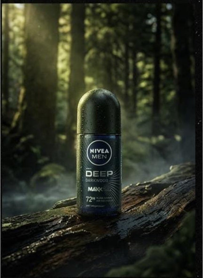 Nivea Deodorant Roll On Deep Dark Wood Maxx Roll on 50 Ml (Packaging may vary) - Image 5
