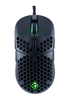 Cosmic Byte Kilonova 3325IC RGB Wired Gaming Mouse with Pixart 3325 Sensor, Ultra Lightweight 73grams, Adjustable Weights, Paracord Cable, Replaceable Top Cover and Side Buttons (Black)  - Image 1