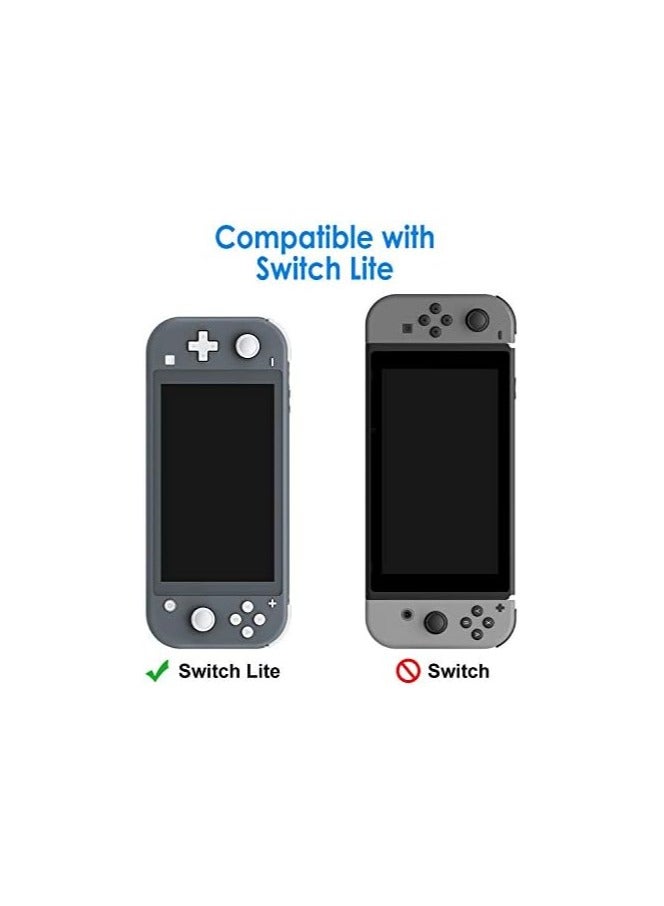 JETech Protective Case for Nintendo Switch Lite 2019, Grip Cover with Shock-Absorption and Anti-Scratch Design (HD Clear) - Image 2