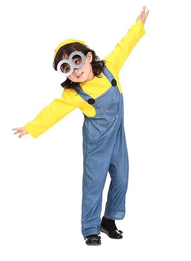 HALAMODO Cosplay Costume for Toddlers Boys - Jumpsuit with 3D Mask, Overalls Prints -Premium Polyester with Elastic Waist - for Halloween, Themed Parties, Role Play & Movie Events - Image 2