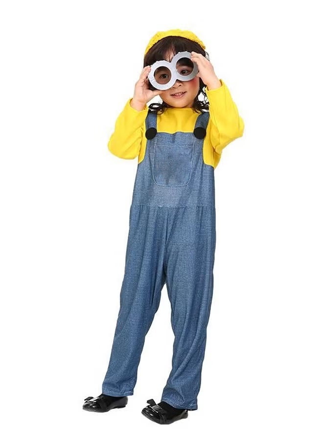 HALAMODO Cosplay Costume for Toddlers Boys - Jumpsuit with 3D Mask, Overalls Prints -Premium Polyester with Elastic Waist - for Halloween, Themed Parties, Role Play & Movie Events - Image 3