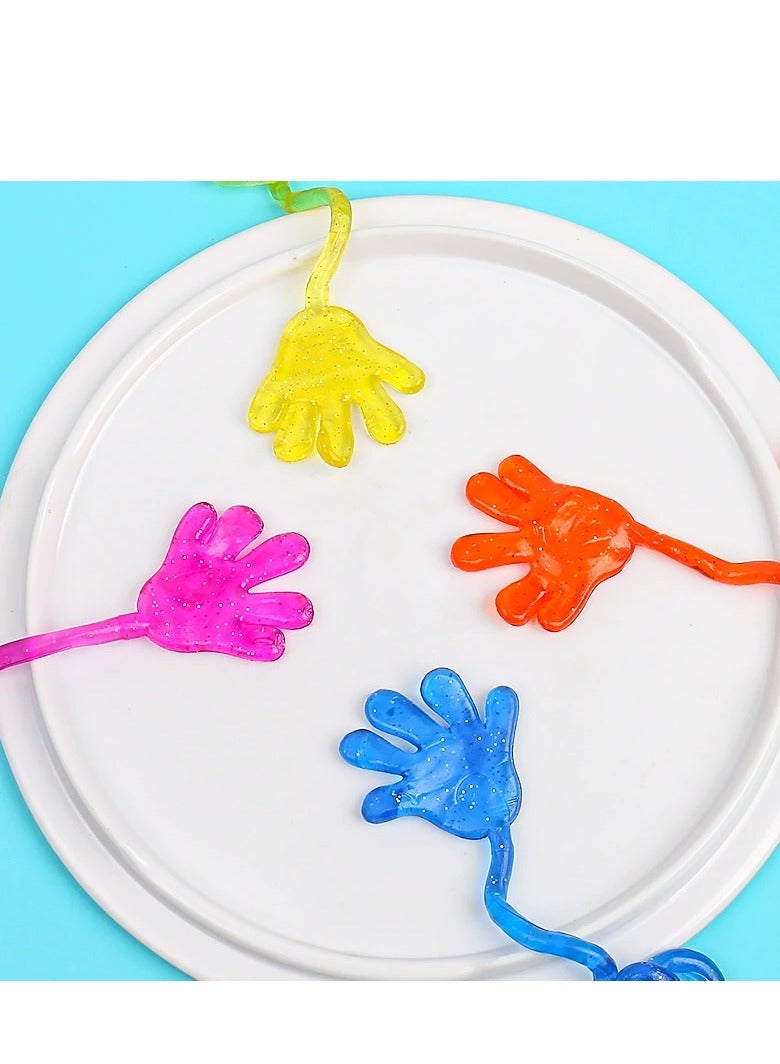 10 Pcs Sticky Hands for Kids,Sticky Hands Party Favors, Party Table Favor, Party Favor Set for Kids, Holiday Traditions, Extreme Stretch Fidget, Fun Fidget Toys for Kids - Image 1