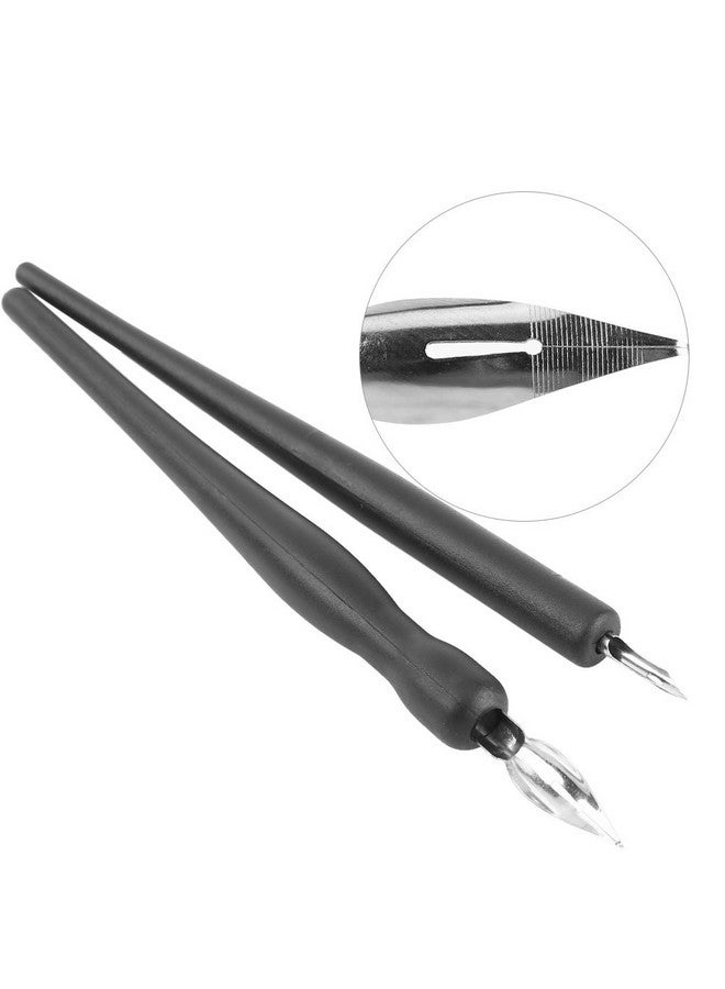 Walfront Dip Pen Set For Manga Cartoon Comic Drawing Painting5 Dip Pen Nibs+2 Holders+Eraser - Image 4