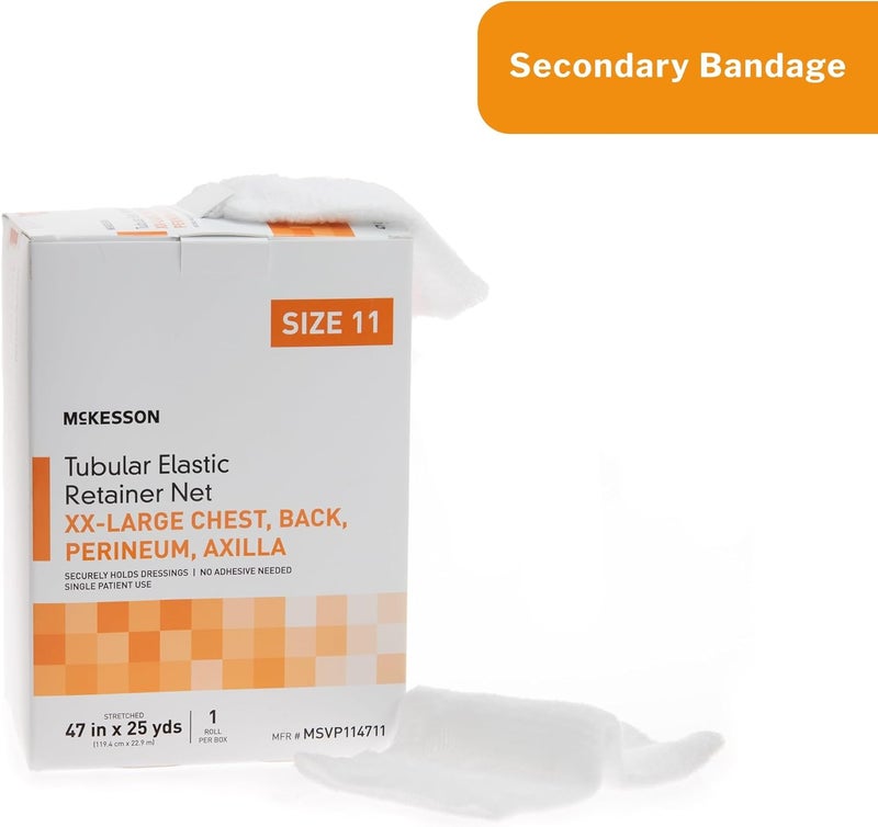 McKesson Tubular Bandage Elastic Dressing Retainers  Secondary Wound Dressing Size 11 47 in x 25 yd 1 Count 1 Pack - Image 2