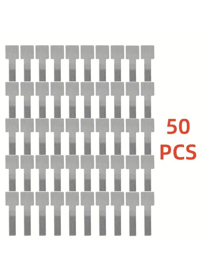 مشابك الكابلات اللاصقة السوداء ذاتية اللصق 50 قطعة منظف الحائط المركب بدون حفر - Image 3