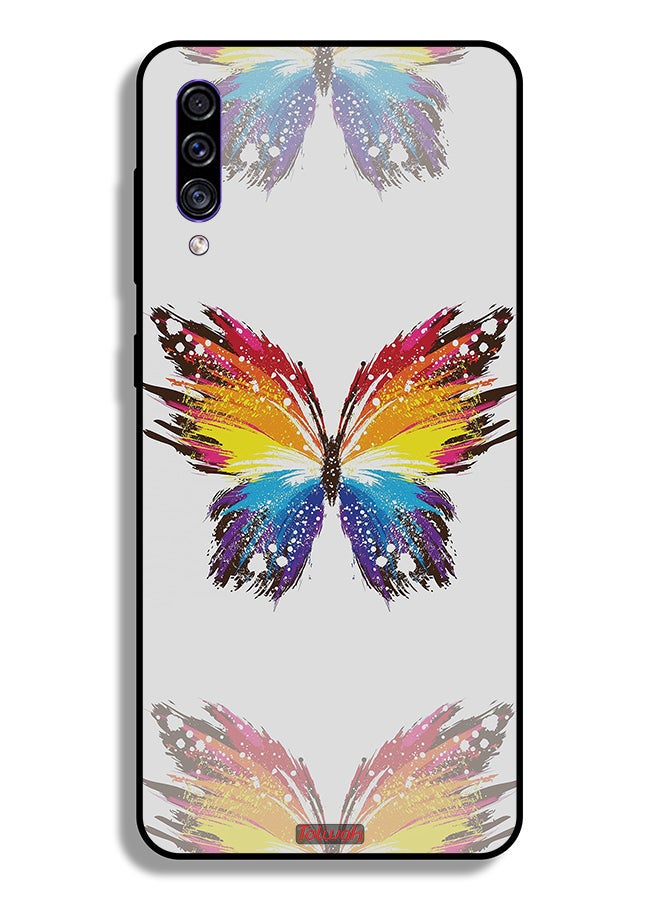 Tolwak Samsung Galaxy A50 Protective Case Cover Digital Art Simple Background Minimalism Butterfly - Image 1