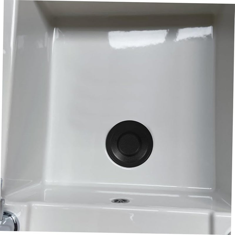 سدادة حوض مطبخ وحمام من المطاط الأسود تمنع ارتداد الماء وتسهل التصريف - Image 4