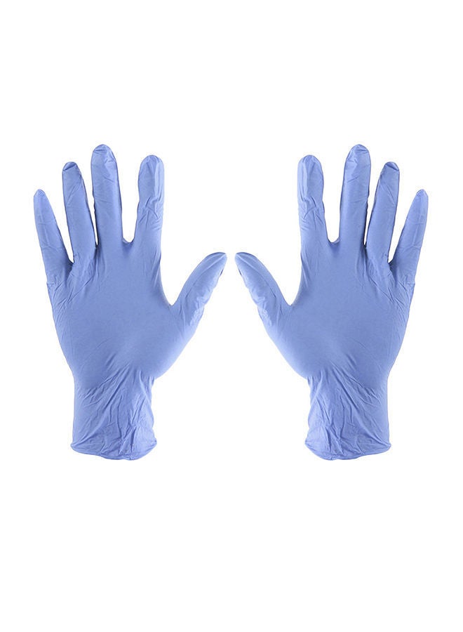 NIBEMINENT 50-Piece Disposable Gloves Blue S  - Image 1