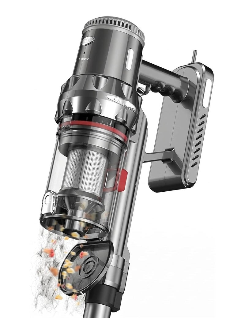 Sokany 4 in 1 Vacuum Cleaner SK-3378N - 2000W, 1.2L Capacity, 4m Telescopic Aluminum Tube - Silver (Upgraded Version) - Image 2