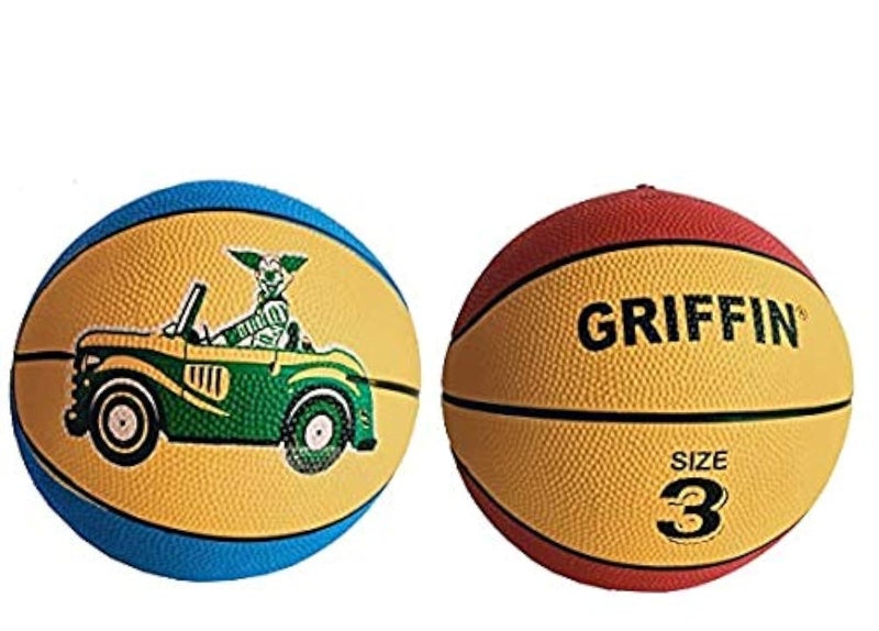 Griffin Multicolor Basketball Pack of 2, Junior Size 3 Combo - Image 1