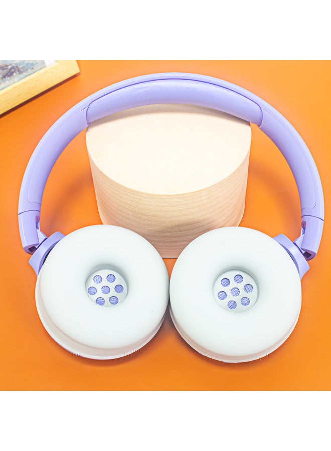 Suitable For JBL Tune 520BT Headset Bluetooth Headset Earmuffs Silicone Protective Cover Dustproof Soft Case Replacement-Color:Off-white-Model:T25  - Image 3