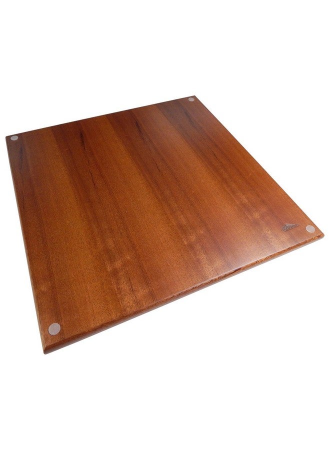 Best Chess Set لوحة شطرنج من خشب القيقب والماهوجني والسابلي مزينة بقطع معدنية، ملك 2.5 بوصة، وملكات إضافية (مجموعة كبيرة 15 × 15 بوصة) - Image 3