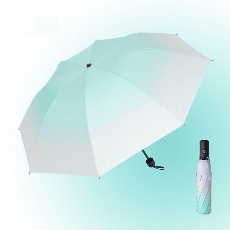 Diablos Umbrella for Rain, UV umbrella for Sun Protection, Double Color Primium Fully Automatic 3 Fold Windproof Travel Umbrellas, Big Size Folding Umbrella for Men, Women (Grass Green) - Image 2